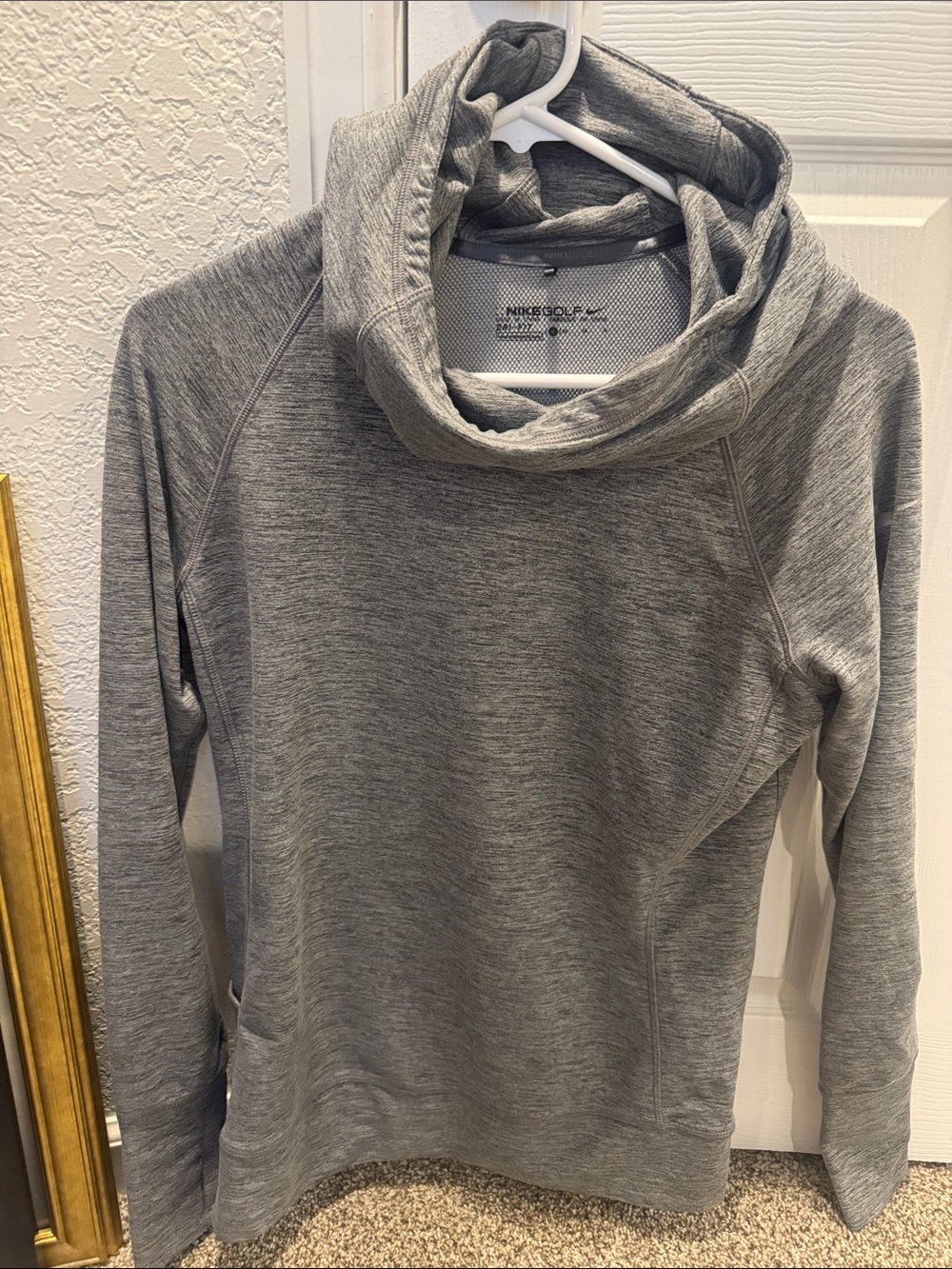 Nike Women’s Heather Gray Cowl Neck Pullover